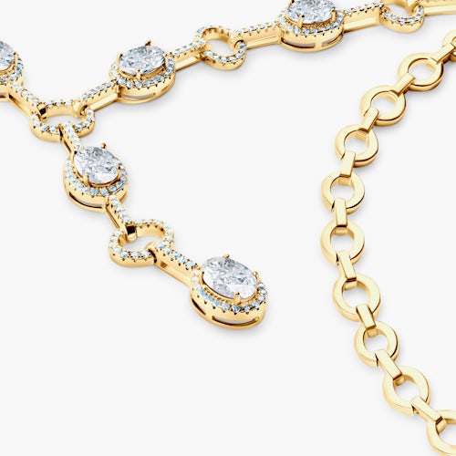 Kolia Swan Lake: żółte złoto, diamenty